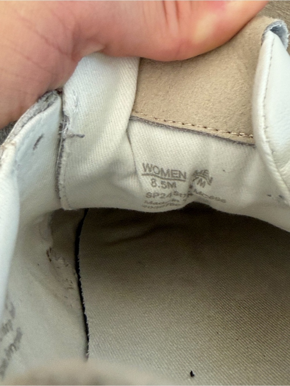 Madewell White Leather Low-Top Sneakers - Picture 6 of 6